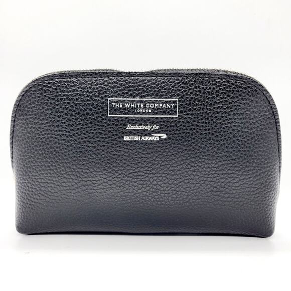 The White Company Exclusively for British Airways Black Mini Travel Pouch - Picture 1 of 10